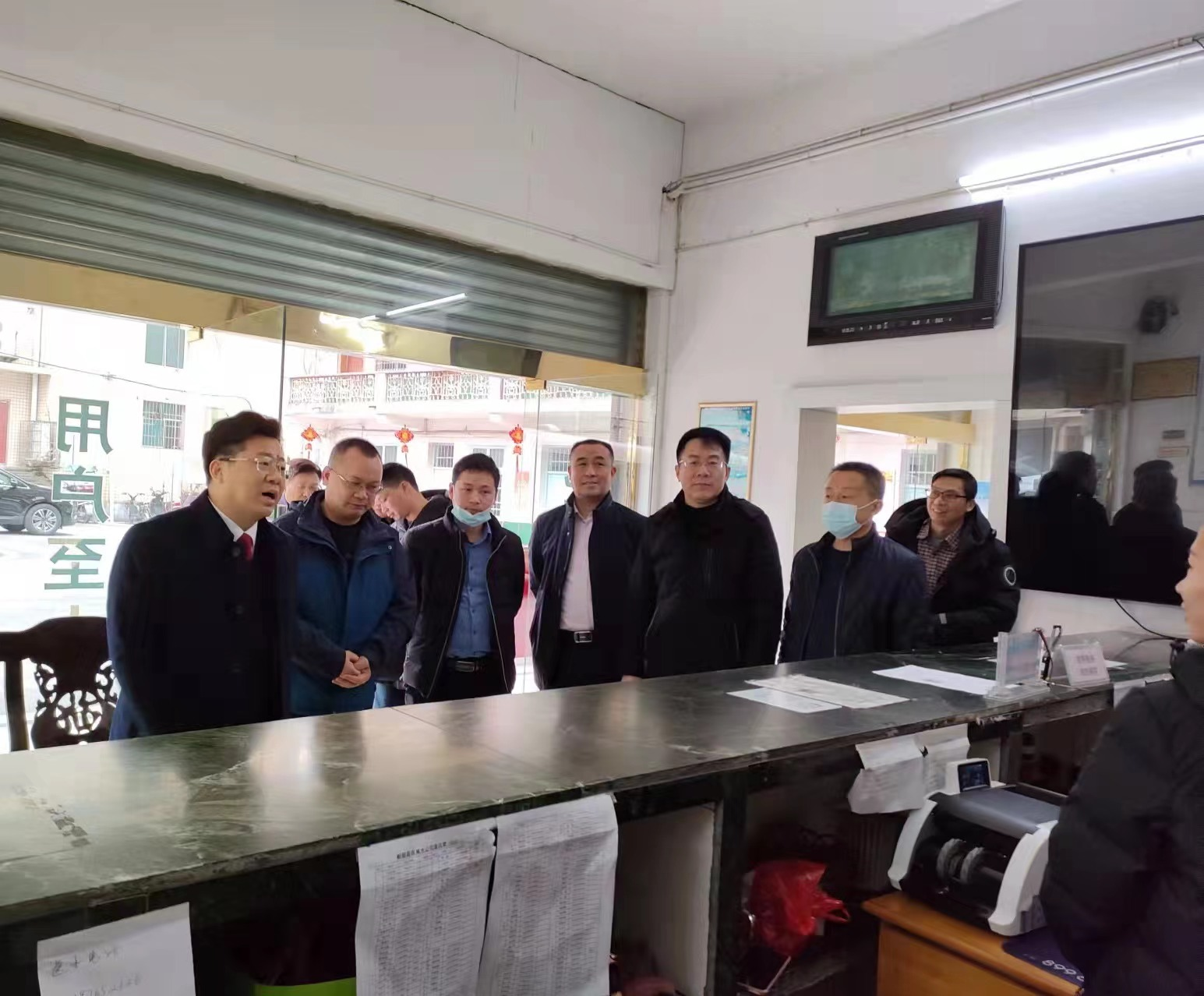 县领导在sunbet申搏开展春节慰问活动